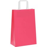  Papirnate vrećice 250 kom s ručkama ružičaste 21x11x31 cm | Eponuda.com