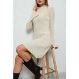 BİKELİFE Women's Mini Lycra Winter Knitwear Dress | shoptok.hr