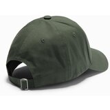 Ombre Men's baseball cap with visor and rectangular patch - khaki | Shoptok.si
