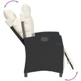  9-dijelni vrtni blagovaonski set s jastucima crni od poliratana | shoptok.hr