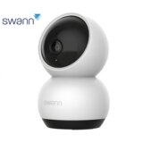 Swann SE2KPT 2K EVO PT žična IP varnostna kamera, 2K, WIFI, AUTO sledenje, 355&amp;deg; vrtenje, 65&amp;deg; nagibanje, APP, IR Night Vision, mikrofon, zvočnik, bela, (5000445342) Slike