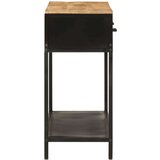 vidaXL Konzolni stol 100 x 35 x 76 cm od masivnog drva manga i željeza | shoptok.hr