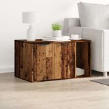 vidaXL Omara za mačje stranišče starinski les 80x50x45 cm inž. les | Shoptok.si