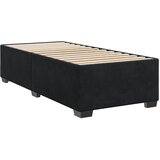 Box spring krevet s madracem crni 90x190 cm baršunasti | shoptok.hr