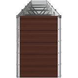  Povišeni vrtni krevet Smeđa 400 x 40 x 55 cm | shoptok.hr