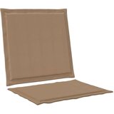  Blazine za sedež in hrbet 4 pcs Taupe 47 x 45 x 2 cm Poliester, (5000232297) | Shoptok.si
