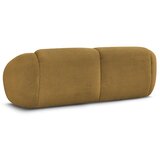 Bobochic Paris Gorčično rumena sedežna garnitura iz rebrastega žameta 250 cm Tina – | Shoptok.si