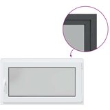  Okno za klet RISOR 110 x 50 cm PVC in steklo Antracit, (5000215158) | Shoptok.si