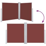  Uvlačiva bočna tenda 100 x 600 cm smeđa | shoptok.hr
