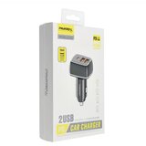 Pavareal auto punjač Type C PD 20W + 2x USB 4.8A PA-CC65 crni | Eponuda.ba
