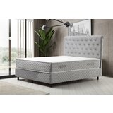 Hanah home Sonata 90 x 190 - Grey Grey Single Bed Base & Headboard Cene