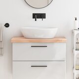  Kupaonska radna ploča 80x40x(2-6) cm netretirano masivno drvo | shoptok.hr