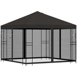  Vrtni gazebo s stranskimi stenami 3 x 3 m Antracit, (5000234204) | Shoptok.si
