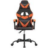  Igraća stolica crno-narančasta od umjetne kože | shoptok.hr