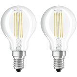 Osram Retrofit Set LED sijalk kapljične oblike E14 - prozorna (E14, Ni mogoče zatemniti, Toplo bela, 470 lm, 4 W, 2 kos) | Shoptok.si