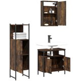  3-dijelni set kupaonskog namještaja boja hrasta drveni | shoptok.hr