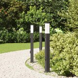  Stupić za zidne svjetiljke sa senzorom i utičnicom 3 kom 80 cm crne IP44 | Eponuda.ba