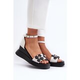 Boto Women's Platform and Wedge Sandals with Flowers White Foviana | ePonuda.com