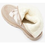 Resti Light brown women's trapper boots with sheepskin Getatsa | ePonuda.com