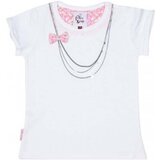 Miss Girly Majice s kratkimi rokavi T-shirt manches courtes fille FABETTY Bela | Shoptok.si