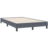 Box Spring krevet bez madracem tamno sivi 120x220 cm baršun | shoptok.hr