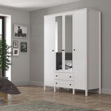 Hanah home FRN-10012 woodenwhite wardrobe | ePonuda.com