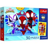Trefl Spidey in prijatelji v akciji 30-delni premium puzzle - | Shoptok.si
