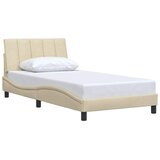  Okvir za krevet bez madraca Hanko krem 100 x 200 cm od tkanine | Eponuda.ba