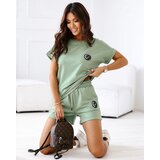 Resti Cotton two-piece women's sports set with shorts and t-shirt | Shoptok.si
