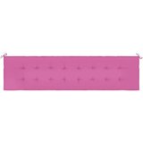 vidaXL Jastuk za vrtnu klupu ružičasta 200 x 50 x 3 cm od tkanine | shoptok.hr