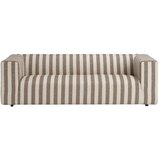 Ellos Home Rjava/kremno bela sedežna garnitura iz šenilje 220 cm Lisa – | Shoptok.si