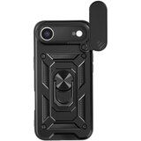 Oem Mayaxess, Ovitek za iPhone Air z vrtljivim magnetnim obročem in pokrovom za kamero, Črna, (5000208704) | Shoptok.si