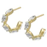 Victoria Cruz arisa crystal gold mindjuše sa swarovski kristalima ( a4136-07dt ) Cene