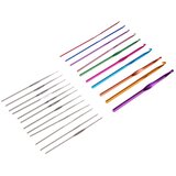  Set za heklanje, 100 komada heklalica 0,6-6,5 mm s dodatkom u torbici | shoptok.hr