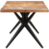  Jedilna miza 160x80x76 cm trden akacijev les, (20710995) | Shoptok.si