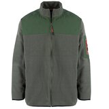 Pri Men's classic warm fleece plus size zip-up sweatshirt u