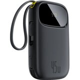 Baseus ENERFILL F31 QPOW3 20000 mAh 22.5 W power bank with digital display and 2 built-in cables USB-C + Lightning, black Cijene