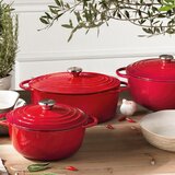 Brandani Cocotte rdeča kozica 22xh16cm / 3l / indukcija / ghiza, (20456048) | Shoptok.si