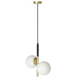 Candellux Lighting Luster na sajli DUO 2xE14/40W/230V zlatna/crna | Eponuda.com