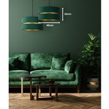  Duolla - Luster na sajli DUO 1xE27/15W/230V prečnik 40 cm, zelena/zlatna | Eponuda.com
