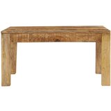 vidaXL Klubska mizica iz trdnega mangovega lesa 80x80x40 cm | Shoptok.si