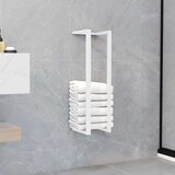 vidaXL stalak za ručnike bijeli 12,5 x 12,5 x 60 cm čelični | shoptok.hr