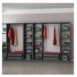 Hanah home kale - 5046 anthracite wardrobe | ePonuda.com