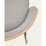 Kave Home Siva/u prirodnoj boji barska stolica (visine sjedala 77 cm) Eamy – | shoptok.hr