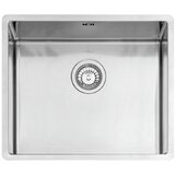Metalac quadro artinox 500 sa sifonom fi90, podgradna sudopera 550x450 Cene
