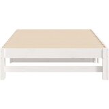  Dnevni ležaj na izvlačenje bijeli 2x(80x200)cm masivna borovina | shoptok.hr