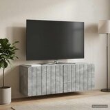 TV ormar za zid 98 x 31 x 30 cm Betonska siva Konstruirano drvo | Eponuda.com