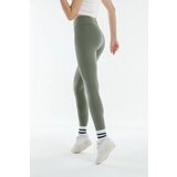Dewberry 80927 High Waist Ribbed Interlock Womens Tights-MINT | shoptok.hr