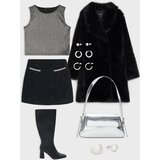 Sinsay Srebrna torba za rame | shoptok.hr