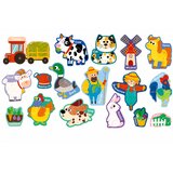 Magnetic Puzzles Pets Farm Fridge Magnets Boards 30 pcs. | shoptok.hr